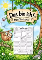 Vorschau - Arbeitsblätter - Das bin ich! Steckbrief & Kennenlernen zum Schulstart | Klasse 2-4 - Deckblatt