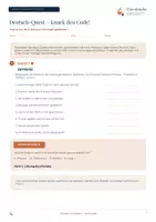 Vorschau - Arbeitsblätter - Deutsch: Stoffwiederholung zu Beginn der 7. Schulstufe - Seite 1
