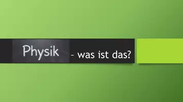 Vorschau - Arbeitsblätter - Physik - was ist das? ; Einführungsstunde 7. Klasse - Seite 1