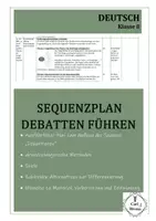 Vorschau - Stundenentwürfe - Kompletter Sequenz- und Unterrichtsverlaufsplan: Debatten Klasse 8 - Deckblatt