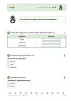 Vorschau - Arbeitsblätter - Englisch Klasse 2: Fruit and Vegetables – Obst und Gemüse - Seite 3