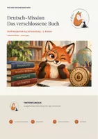 Vorschau - Arbeitsblätter - Deutsch: Stoffwiederholung am Beginn der 6. Schulstufe - Deckblatt