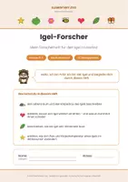 Vorschau - Arbeitsblätter - Sachunterricht Klasse 3/4: Forscherheft – Herbst · 5 Hefte im Paket - Seite 1