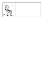 anteprima - Flashcard - Alfabetiere Illustrato da Colorare in stampato e corsivo (Con Lettere Straniere) - Pagina 2