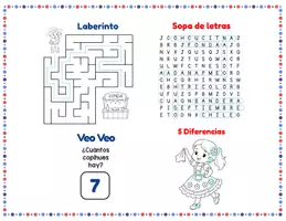 Vista previa - Hojas de trabajo - Mantel de Actividades Fiestas Patrias Chile Gratis - página 3