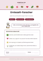 Vorschau - Arbeitsblätter - Sachunterricht Klasse 3-4: Erntezeit-Forscher – Ernte, Erntedank & Martinstag - Seite 1