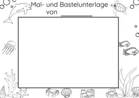 Vorschau - Mal- und Bastelvorlagen - Malunterlage/Bastelunterlage für den Kunstunterricht (Kl.1-4) - Seite 2