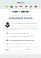 Vorschau - Arbeitsblätter - Sachunterricht Klasse 3-4: Nebel-Forscher – Altweibersommer, Frost & Nebel - Seite 1