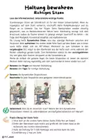 Vorschau - Arbeitsblätter - Haltung und Haltungsschäden (Thema: Skelett) - Seite 2