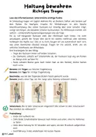 Vorschau - Arbeitsblätter - Haltung und Haltungsschäden (Thema: Skelett) - Seite 3