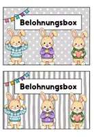 Vorschau - Präsentationen/Tafelbilder - Belohnungskarte zum Lochen – Motivationssystem Grundschule | Freebie - Hasenklasse - Seite 3