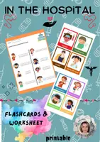 Vorschau - Arbeitsblätter - Illnesses & Health: Flashcards (3-5) - Deckblatt
