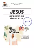 Vorschau - Arbeitsblätter - Jesus Umwelt Zeit | Judentum Leben Antike - Deckblatt