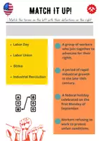 Vorschau - Arbeitsblätter - Labor Day: USA Landeskunde & History - Seite 1