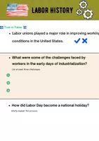 Vorschau - Arbeitsblätter - Labor Day: USA Landeskunde & History - Seite 2