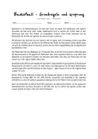 Vorschau - Arbeitsblätter - Strafarbeiten Sportunterricht (Thema: Basketball) - Deckblatt