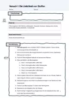 Vorschau - Arbeitsblätter - Löslichkeit Versuch Experiment Chemie Sättigung - Seite 1