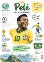 Vorschau - Arbeitsblätter - Lernplakat + AB mit Fragen zum Thema "Pelé" + Lösungsblatt + Infografik - Deckblatt