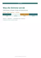 Vorschau - Arbeitsblätter - Was die Stimme verrät | 4 Szenen für Ausdruck, Pausen & Leseflüssigkeit Klasse 2/3 - Deckblatt