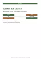 Vorschau - Stundenentwürfe - Wörter aus Spuren | 4 Sprachgeschichten – Wortschatz aus dem Kontext erschließen Klasse 2/3 - Deckblatt