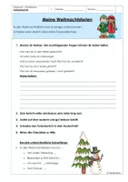 Vorschau - Arbeitsblätter - Ferienbericht - Schreibanlass nach den Weihnachtsferien - Seite 2