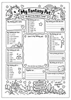 Vorschau - Arbeitsblätter - My Fantasy Pet - malen, beschreiben & gestalten - Seite 2