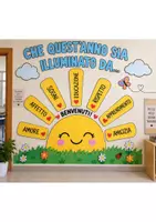 anteprima - Materiale di supporto/inclusione - Cartellone di accoglienza – Che quest’anno sia illuminato da… - Pagina di copertina