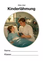 Vorschau - Arbeitsblätter - Kinderlähmung (Polio) Arbeitsheft (Klasse 7–8) - Deckblatt