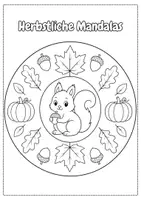 Vorschau - Arbeitsblätter - Herbstliche Mandalas – zum Ausmalen und Gestalten - Seite 2