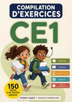 Aperçu - Feuilles d'exercices - Compilation d'exercices CE1 - 150 pages - Français, Maths, Anglais et Jeux - Page 2