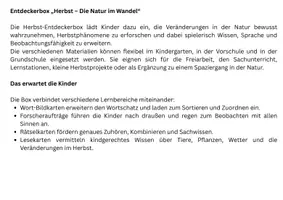 Vorschau - Arbeitsblätter - Herbst-Materialpaket - Lesen, Entdecken & Lernen / Klasse 1-4 - Seite 1