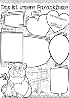 Vorschau - Arbeitsblätter - Unsere Klasse vorstellen in der Pandaklasse I kreatives Schreiben - Seite 2