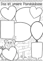 Vorschau - Arbeitsblätter - Unsere Klasse vorstellen in der Pandaklasse I kreatives Schreiben - Seite 3