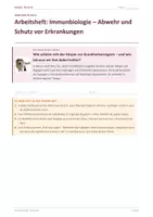 Vorschau - Anderer Materialtyp - Arbeitsheft: Immunbiologie - Deckblatt