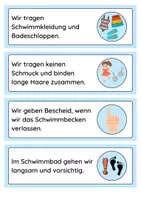 Vorschau - Merkblätter - Regeln für den Schwimmunterricht - Seite 1