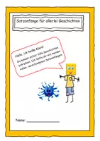 Vorschau - Unterrichtsreihen - Klaro DaZ & Fördern - allerlei Satzanfänge - Deckblatt