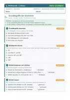 Vorschau - Arbeitsblätter - Geometrie Mathematik 5 Realschule - Seite 1