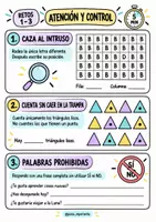 Vista previa - Hojas de trabajo - 70 RETOS COGNITIVOS - página 1