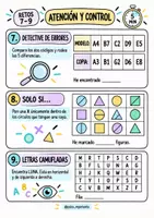 Vista previa - Hojas de trabajo - 70 RETOS COGNITIVOS - página 3