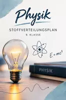 Vorschau - Lehrpläne/Lehrermaterial - Stoffverteilungsplan 9. Klasse Physik, Gymnasium - Deckblatt