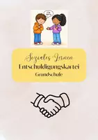 Vorschau - Merkblätter - Entschuldigungskartei – Sich entschuldigen & Wiedergutmachung | Soziales Lernen Grundschule - Deckblatt