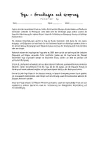 Vorschau - Arbeitsblätter - Strafarbeit Sportunterricht (Thema: Yoga) - Deckblatt