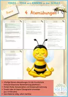 Vorschau - Anderer Materialtyp - Biene Vier Atemübungen Brahmari Bienenatmung - Deckblatt