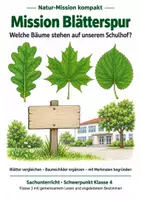Vorschau - Arbeitsblätter - Bäume bestimmen – Mission Blätterspur | Sachunterricht Klasse 4 - Deckblatt