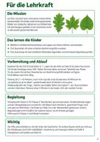 Vorschau - Arbeitsblätter - Bäume bestimmen – Mission Blätterspur | Sachunterricht Klasse 4 - Seite 1