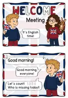 Vorschau - Aufgabenkarten - Welcome Meeting: Moderationskarten Englisch - Seite 3