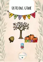 Vorschau - Spiele - reading game - autumn - Deckblatt