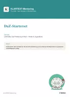 Vorschau - Arbeitsblätter - DaZ-Starterset: Satz-Schieber & Barometer - Deckblatt