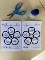 Aperçu - Feuilles d'exercices - La fleur du nombre 🌸 - Page 1