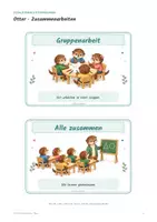 Vorschau - Präsentationen/Tafelbilder - Schilder für Sozialformen mit Otter - Otterklasse - Seite 3